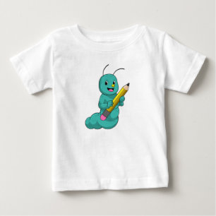 T-shirt Pour Bébé Caterpillar avec crayon