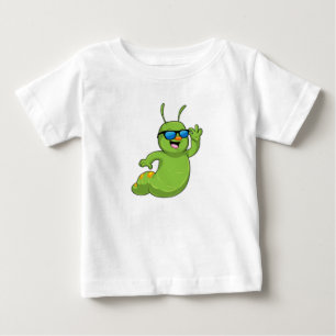 T-shirt Pour Bébé Caterpillar avec lunettes de soleil