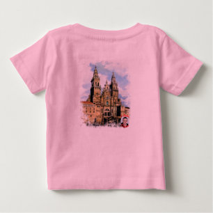 T-shirt Pour Bébé Cathédrale Santiago de Compostela (A La Corogne)