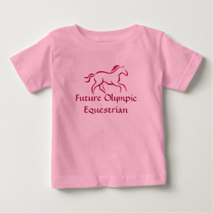 T-shirt Pour Bébé Cavalière du futur