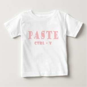 T-shirt Pour Bébé Ce qui est le raccourci pour la pâte