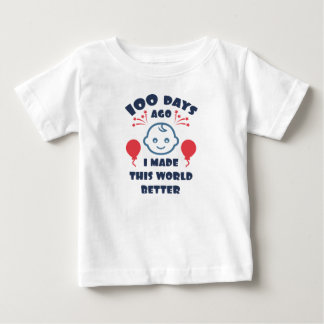 T-shirt Pour Bébé Célébration des 100 jours du bébé |Baby shower du