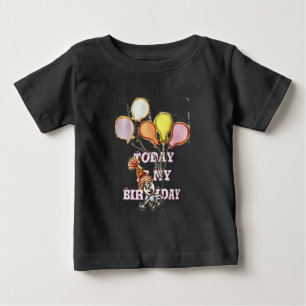 T-shirt Pour Bébé Célébrez avec notre joyeux anniversaire de bienven