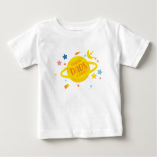 T-shirt Pour Bébé Centre de l'univers de Papa