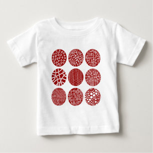 T-shirt Pour Bébé Cercles Décoratifs