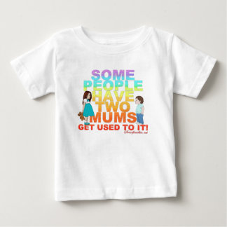 T-shirt Pour Bébé Certains ont deux mamans