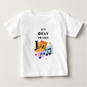 T-shirt Pour Bébé C'est bon d'aimer le jazz