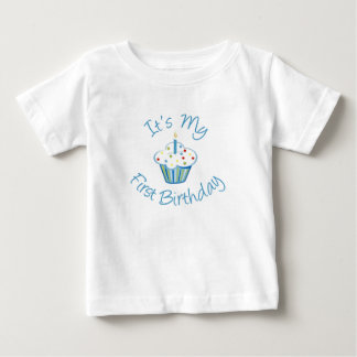 T-shirt Pour Bébé C'est ma première chemise Anniversaire - Customisé