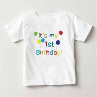 T-shirt Pour Bébé C'est mon 1er anniversaire