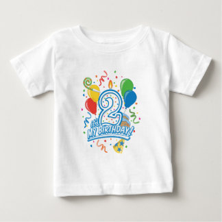 T-shirt Pour Bébé C'est mon anniversaire ! Enfant adolescent de deux