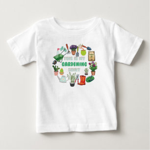 T-shirt Pour Bébé C'Est Mon Jardin De Chemises