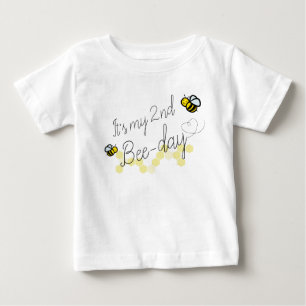 T-shirt Pour Bébé C'Est Mon Jour D'Abeille De Miel Anniversaire