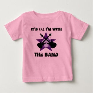 T-shirt Pour Bébé C'est ok que je suis avec LA BANDE