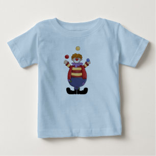 T-shirt Pour Bébé C'est un cirque ! Clown en jonglage
