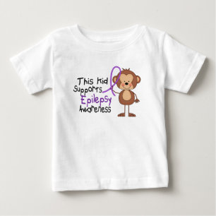 T-shirt Pour Bébé Cet enfant soutient la conscience d'épilepsie