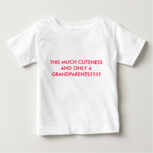 T-SHIRT POUR BÉBÉ CETTE BEAUCOUP DE GENTILLESSE ET SEULEMENT 4