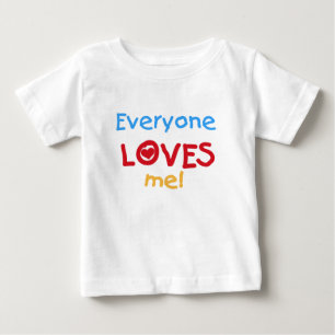 T-shirt Pour Bébé Chacun m'aime
