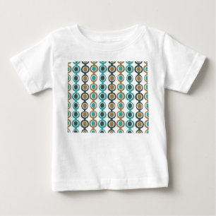 T-shirt Pour Bébé Chaîne moderne du milieu du siècle plus sombre