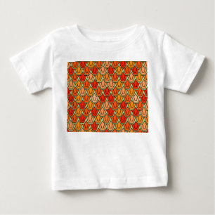 T-shirt Pour Bébé Champ Tulipe orange