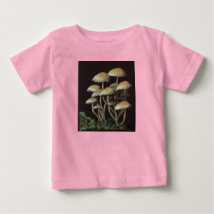 T-shirt Pour Bébé Champignons
