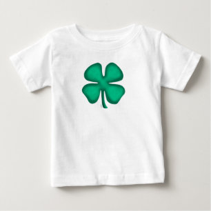 T-shirt Pour Bébé Chance 4 feuilles Irlandais Clover bébé chemise