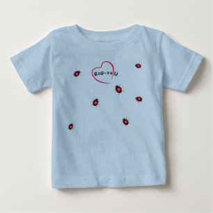 T-shirt Pour Bébé Chance Insecte Amusant
