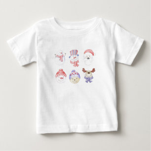 T-shirt Pour Bébé Chandail bébé Noël mignon