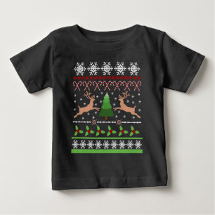 T-shirt Pour Bébé Chandail laid drôle de Noël