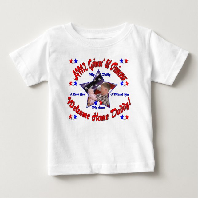 T-shirt Pour Bébé Chandra et sa chemise personnalisée (Devant)
