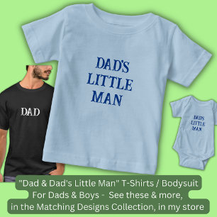 T-shirt Pour Bébé Changer de texte / Titre "Le petit homme de papa" 