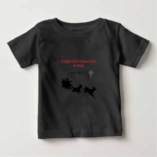 T-shirt Pour Bébé Chanter le long de Noël - Carols & Festive Joy
