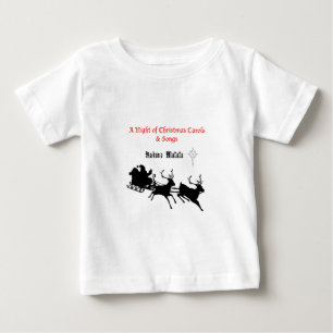 T-shirt Pour Bébé Chanter le long de Noël - Carols & Festive Joy
