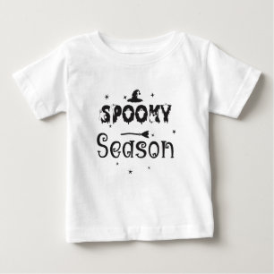T-shirt Pour Bébé Chapeau de sorcière de saison effrayante