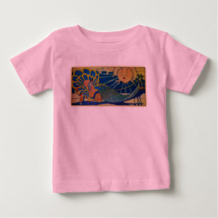 T-shirt Pour Bébé Char de paon