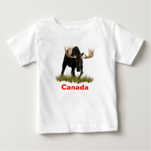 T-shirt Pour Bébé Charging Bull Moose