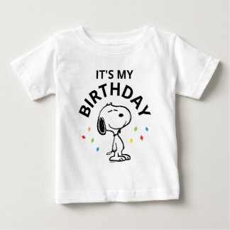 T-shirt Pour Bébé Charlie Brown et Gang Confetti