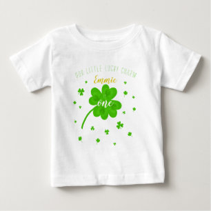 T-shirt Pour Bébé Charme chanceux Shamrock St. Patricks Day Annivers