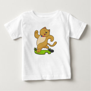 T-shirt Pour Bébé Chat avec Choker à l'exécution
