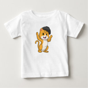 T-shirt Pour Bébé Chat avec Ramen Bowl