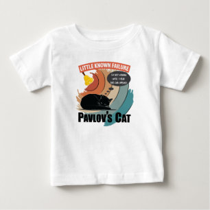 T-shirt Pour Bébé Chat de Pavlov - Psychologie drôle