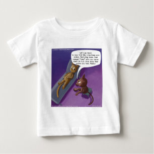 T-shirt Pour Bébé Chat drôle en thérapie Fluffy Dessin animé de chat