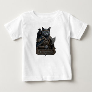 T-shirt Pour Bébé Chat Noble Odin Bleu Russe