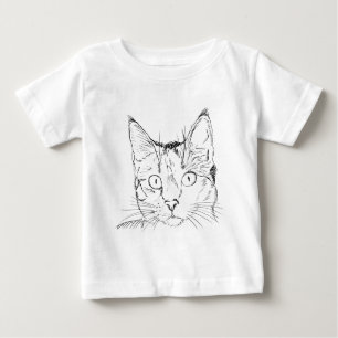 T-shirt Pour Bébé Chat Puddy