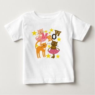 T-shirt Pour Bébé Chats dansants