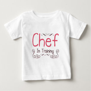 T-shirt Pour Bébé Chef en formation