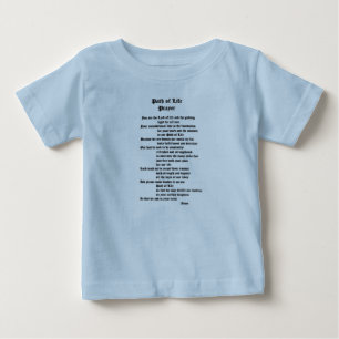 T-shirt Pour Bébé Chemin de la vie Prière