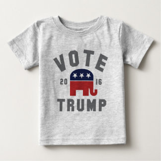 T-shirt Pour Bébé Chemise 2016 vintage d'atout de vote de bébé
