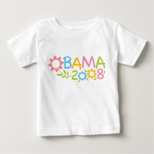 T-shirt Pour Bébé Chemise à fleurs Obama