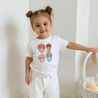 T-shirt Pour Bébé Chemise à personnages de gland mignon | Tee pour b