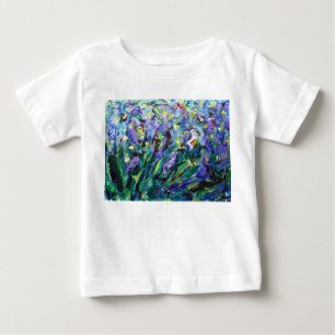 T-shirt Pour Bébé Chemise Abstraite Irises
